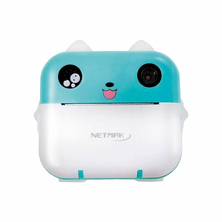 Camara Impresora Netmak Celeste Art.NM-KIDCAM-B